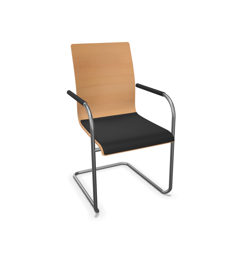 Thonet S 54 SPFST Freischwinger Stuhl stapelbar frei konfigurierbar