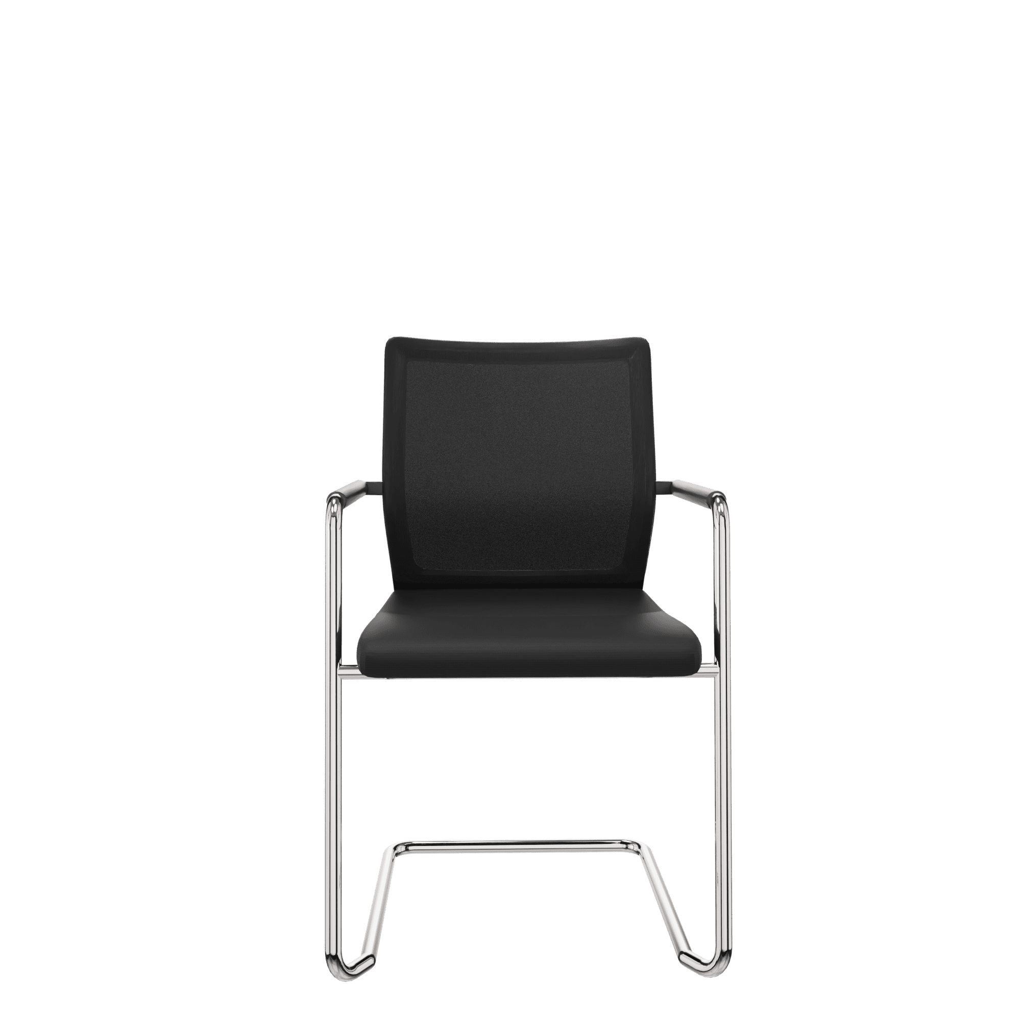 Dauphin Stilo mesh/style Freischwinger, stapelbar