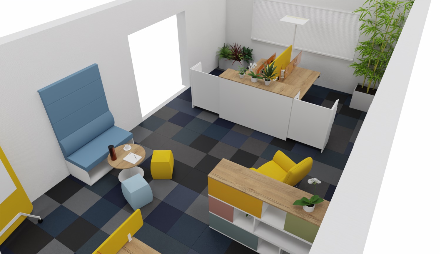 Büroplanung inkl. 3D-Raumplanung und Aufmaß vor Ort