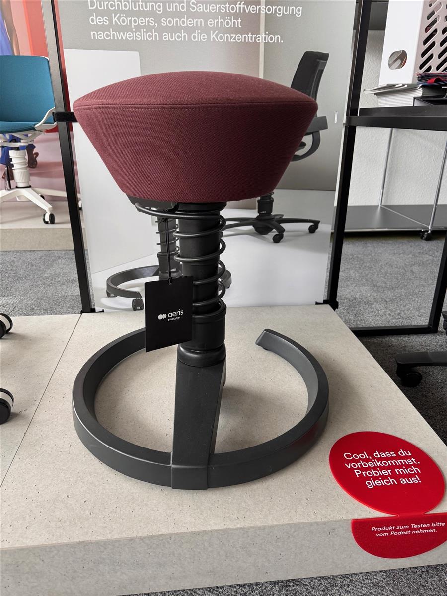 Swopper Capturet Braun Meliert Sitzhocker Ausstellungsstück