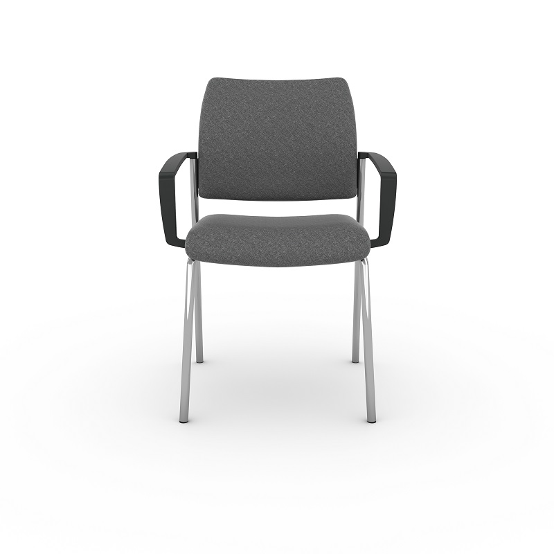 Viasit F2 Besucherstuhl Polster Halblehne Vierfuß