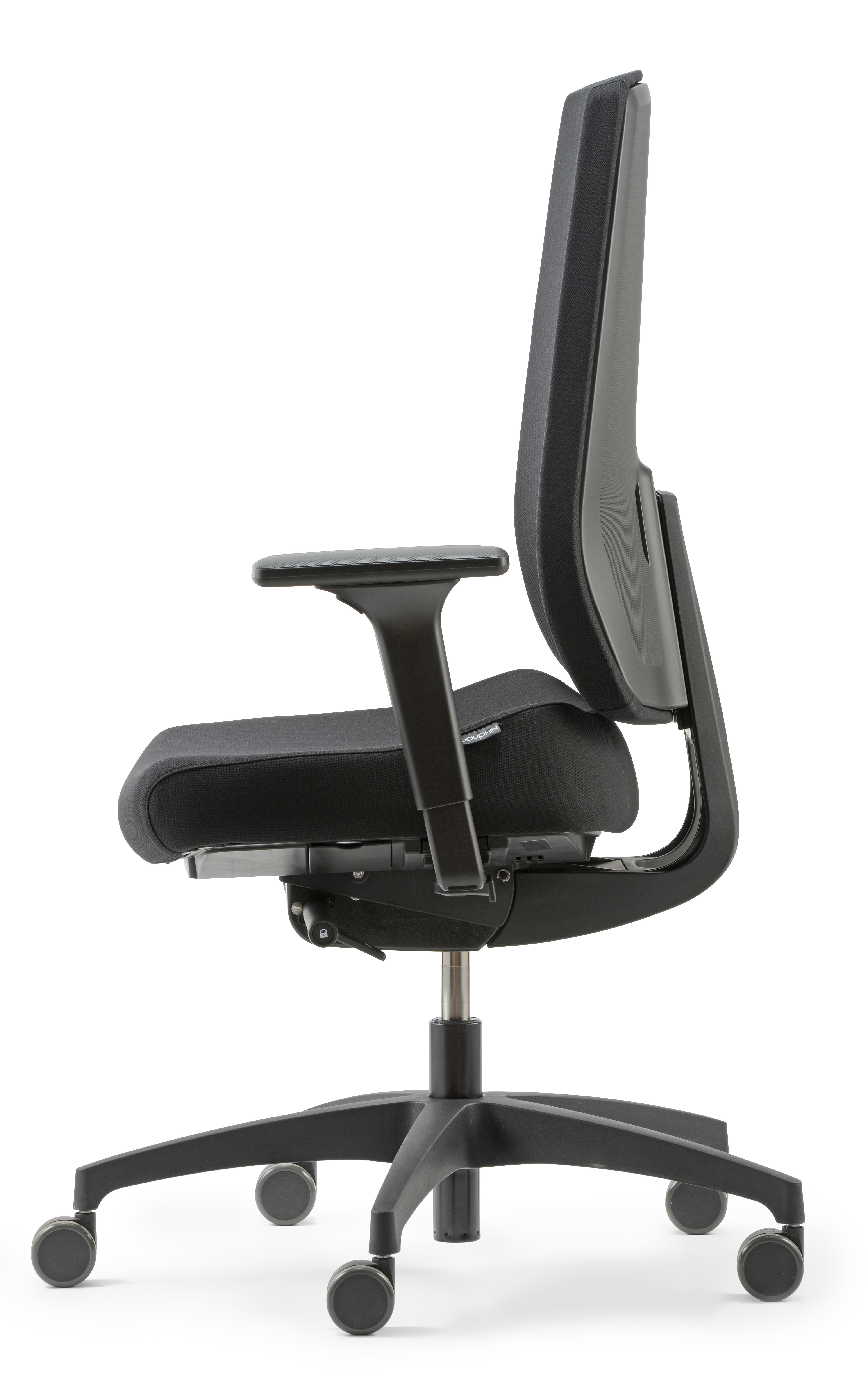 Dauphin Drehstuhl mit ergonomischen Bandscheibensitz Polster Schwarz Sofort Lieferbar!