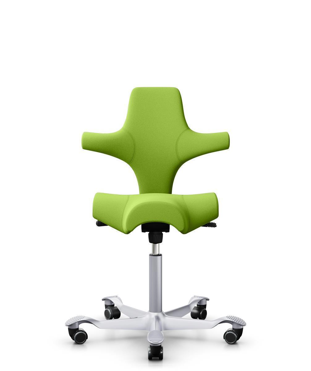 HAG Capisco 8106 Stoff Xtreme Grün Neongrün Gestell Silber