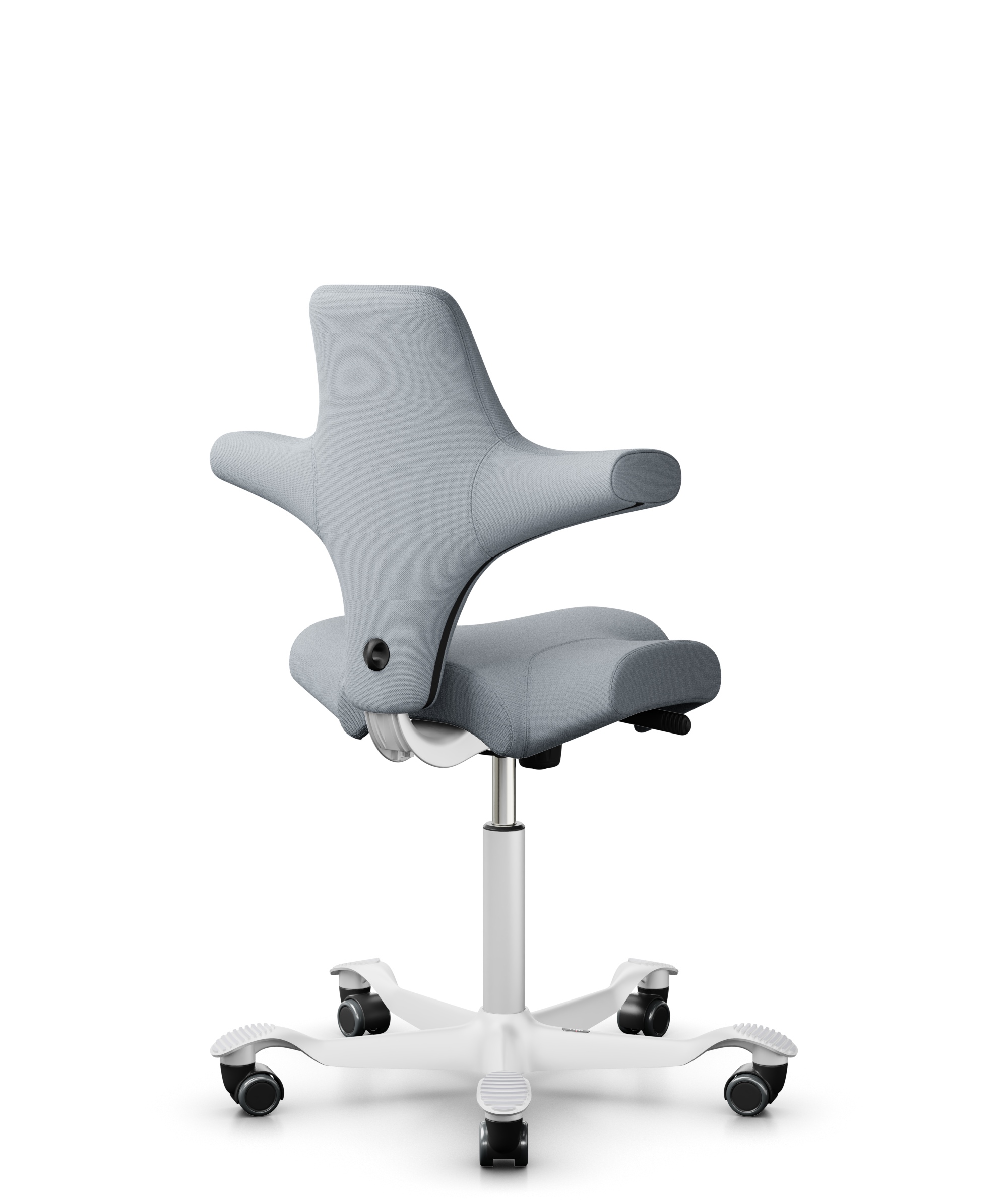 HAG Capisco 8106 Stoff Select Hellgrau Gestell Weiss