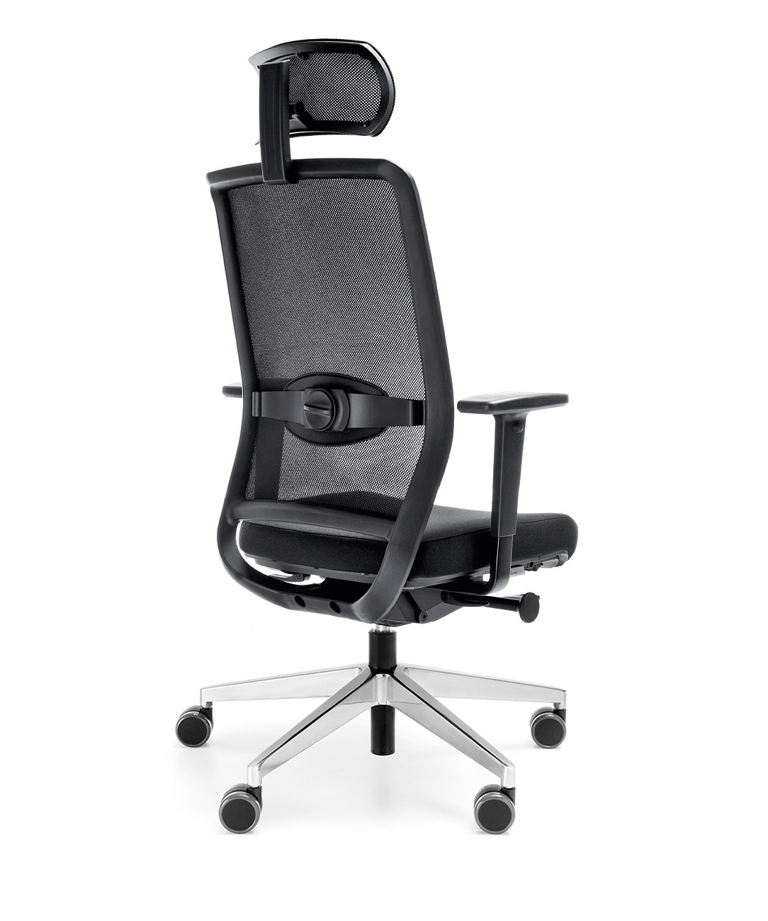 Profim VerisNet Bürostuhl Drehstuhl mit Netzrücken, Lordosenstütze und Kopfstütze