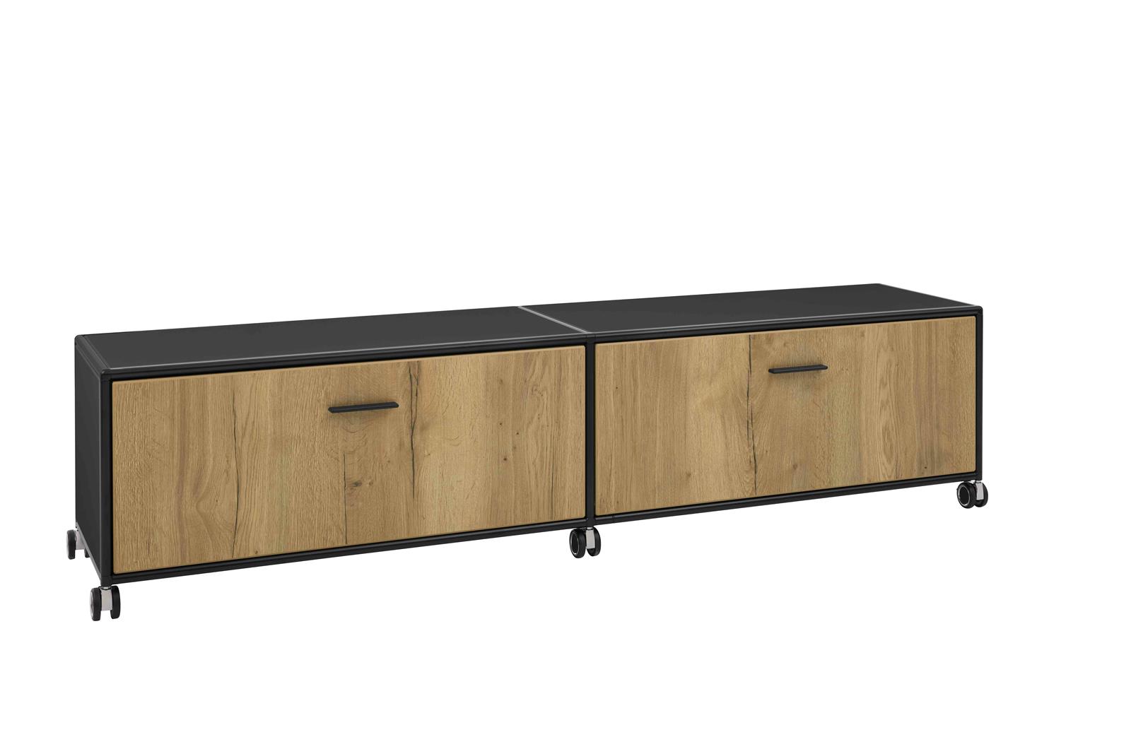 Bosse Solutions TV Lowboard auf Rollen - Schnelllieferprogramm