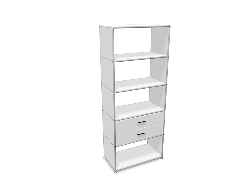 Bosse Solutions Schrank Chrom Weiss - Schnelllieferprogramm