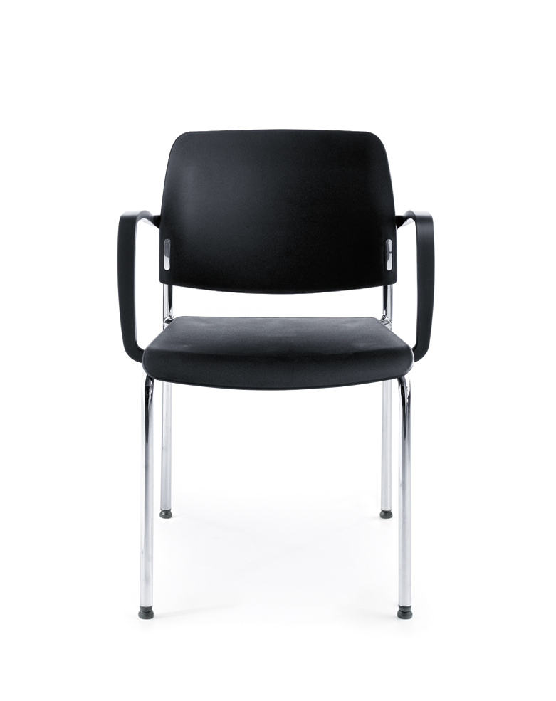 Profim Bit Konferenzstuhl, 4-Fuß, Sitz und Rückenlehne aus Kunststoff