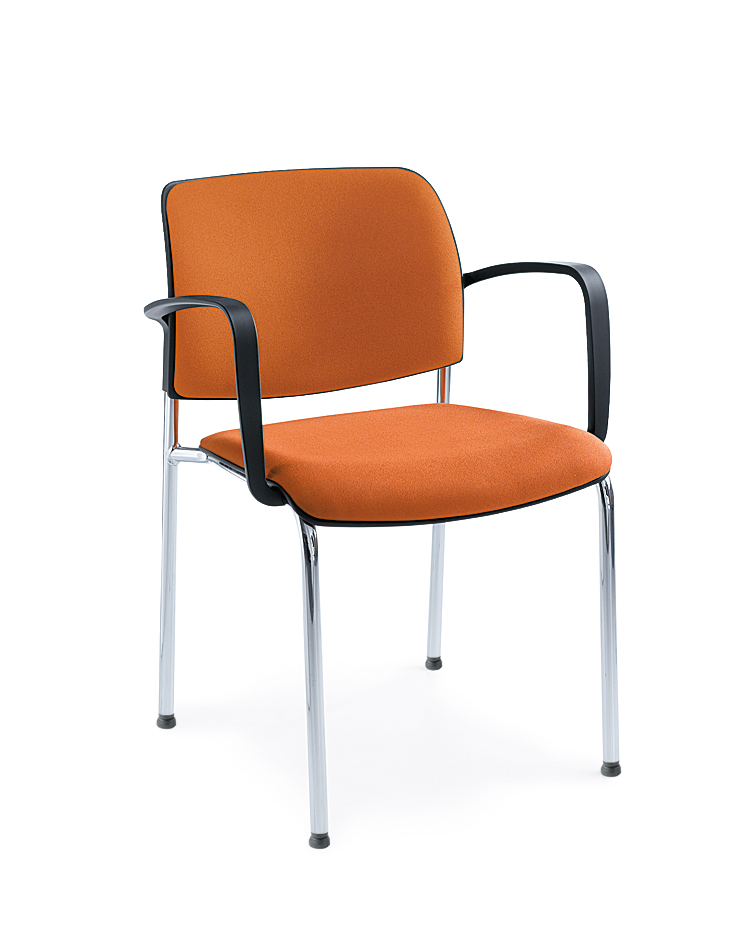 Profim Bit Konferenzstuhl, 4-Fuß, Sitz und Rückenlehne gepolstert