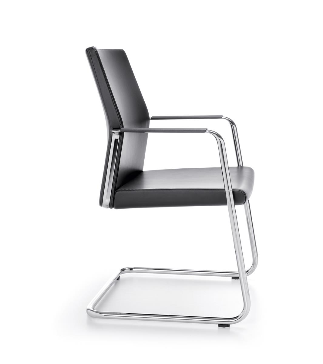 Profim MyTurn Konferenzstuhl Freischwinger mit Armlehnen