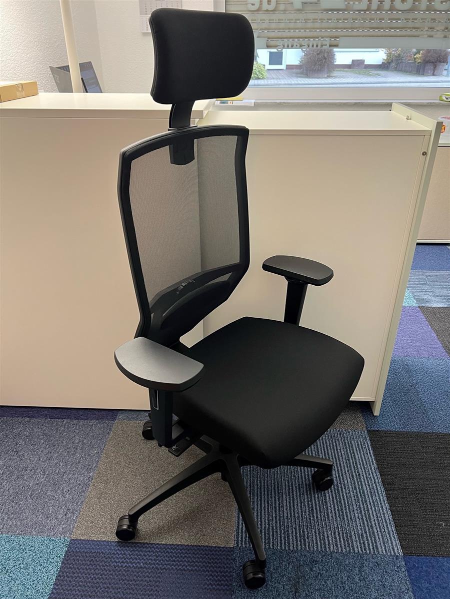 Dauphin Stilo 6798 Drehstuhl Netz Kopfstütze Ausstellungsstück