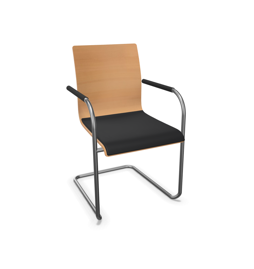 Thonet S 53 SPFST Freischwinger Stuhl stapelbar frei konfigurierbar