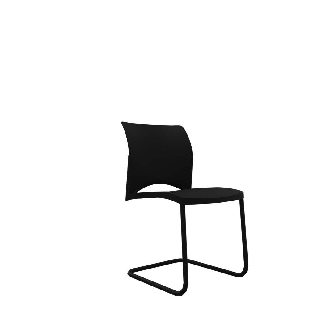 Viasit Linea Besucherstuhl Freischwinger