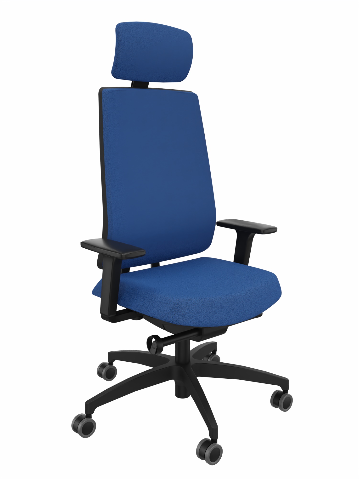 Dauphin Indeed Operator 7048 Drehstuhl mit Kopfstütze Polster Rückenlehne in Azurblau Sofort Lieferbar!