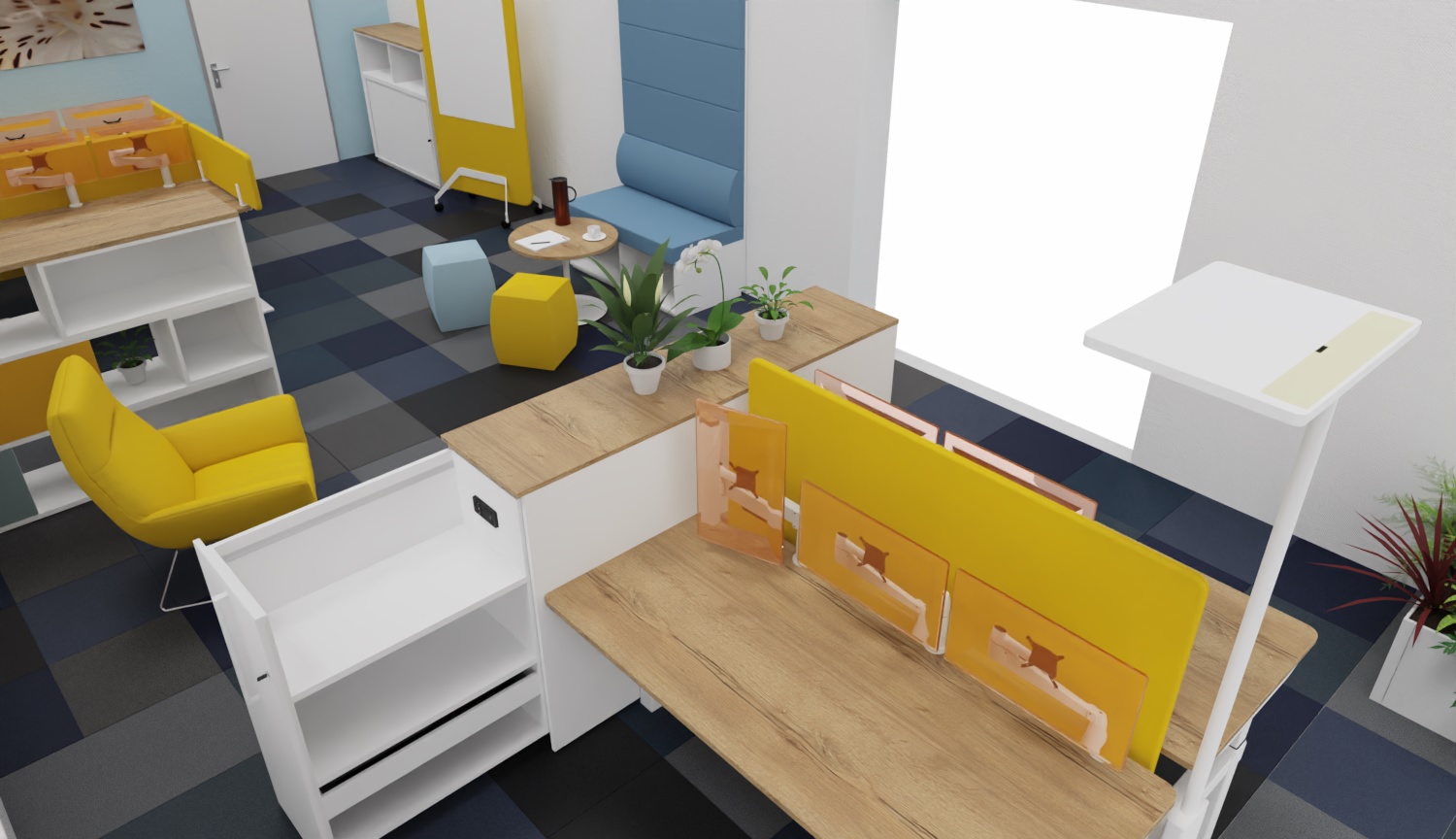 Büroplanung inkl. 3D-Raumplanung und Bildgestaltung