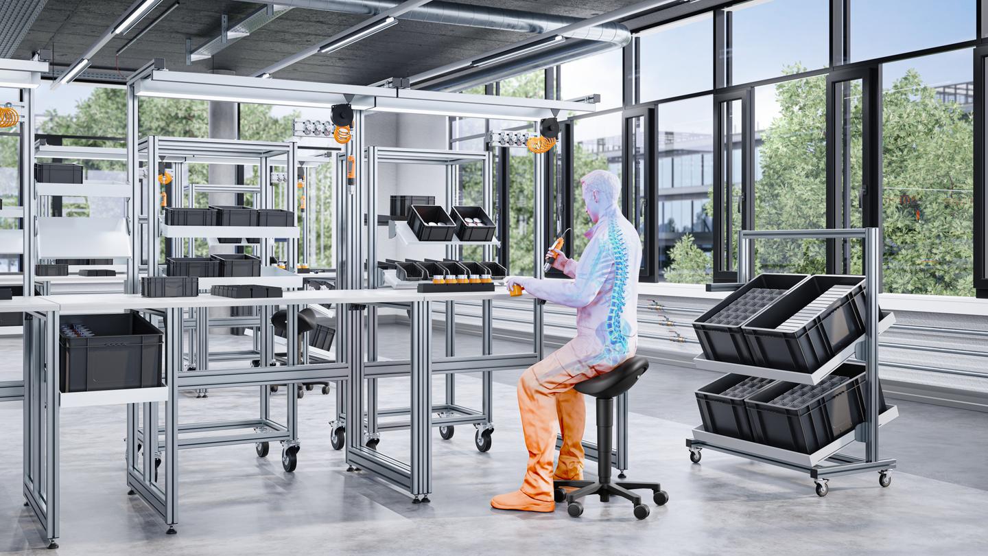 Bimos Hocker 9473 Sattelhocker frei konfigurierbar