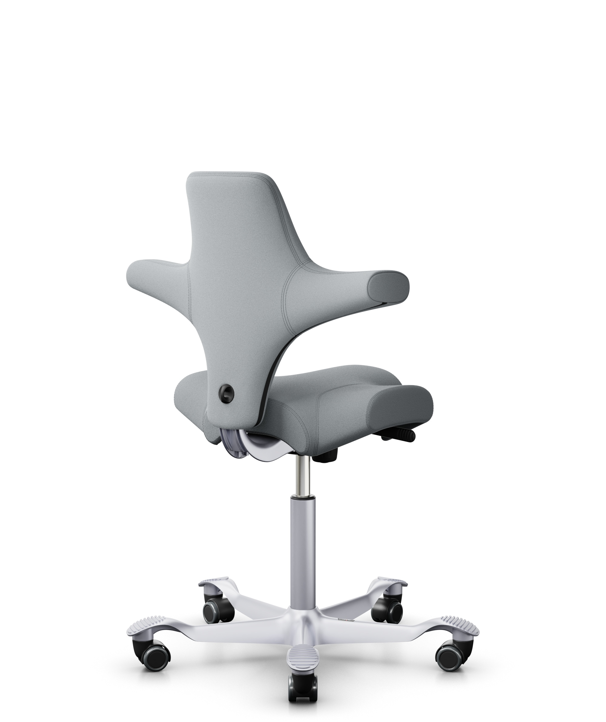 HAG Capisco 8106 Stoff Xtreme Hellgrau Gestell Silber