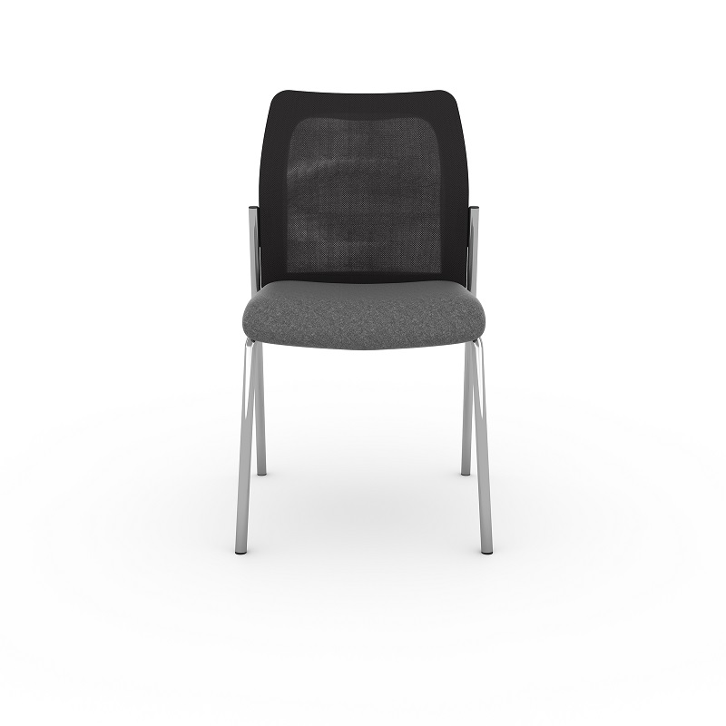 Viasit F2 Besucherstuhl Stricknetz Vierfuß