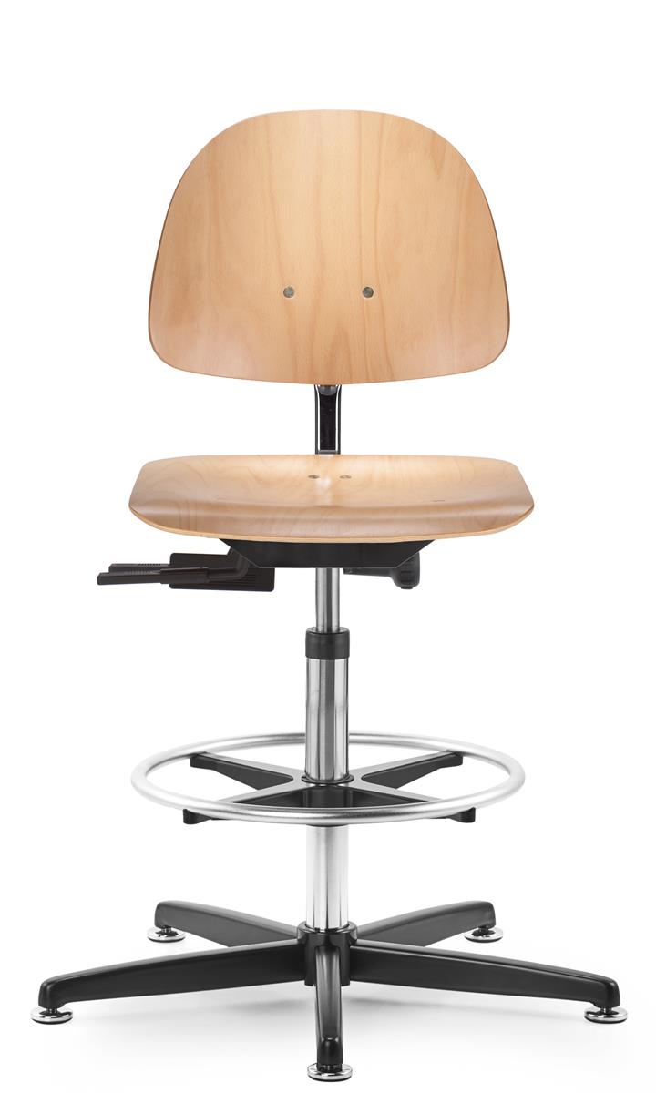 Dauphin IS 1906 Tec Arbeitsstuhl mit Fußring frei konfigurierbar