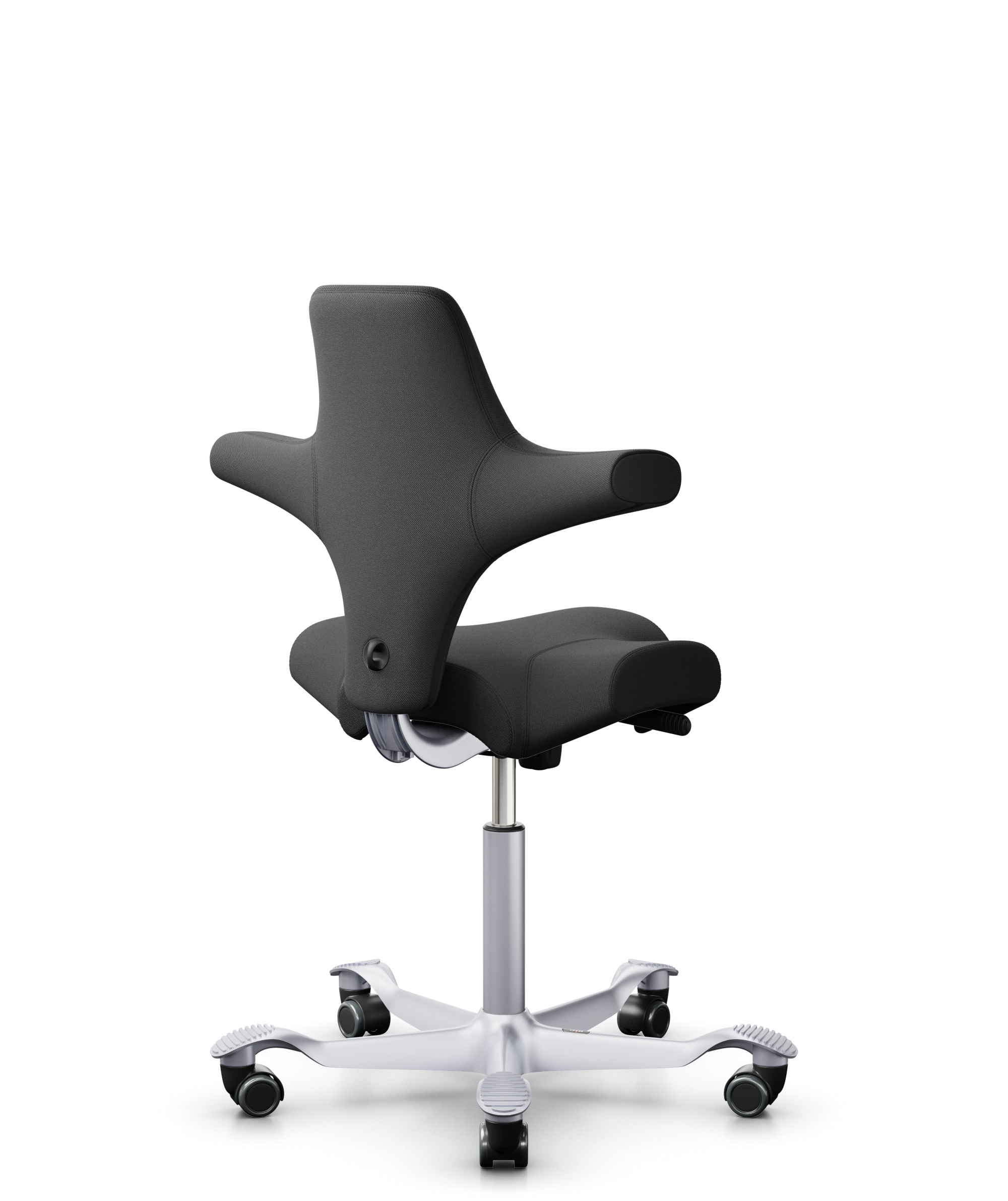 HAG Capisco 8106 Stoff Select Anthrazit Gestell Silber