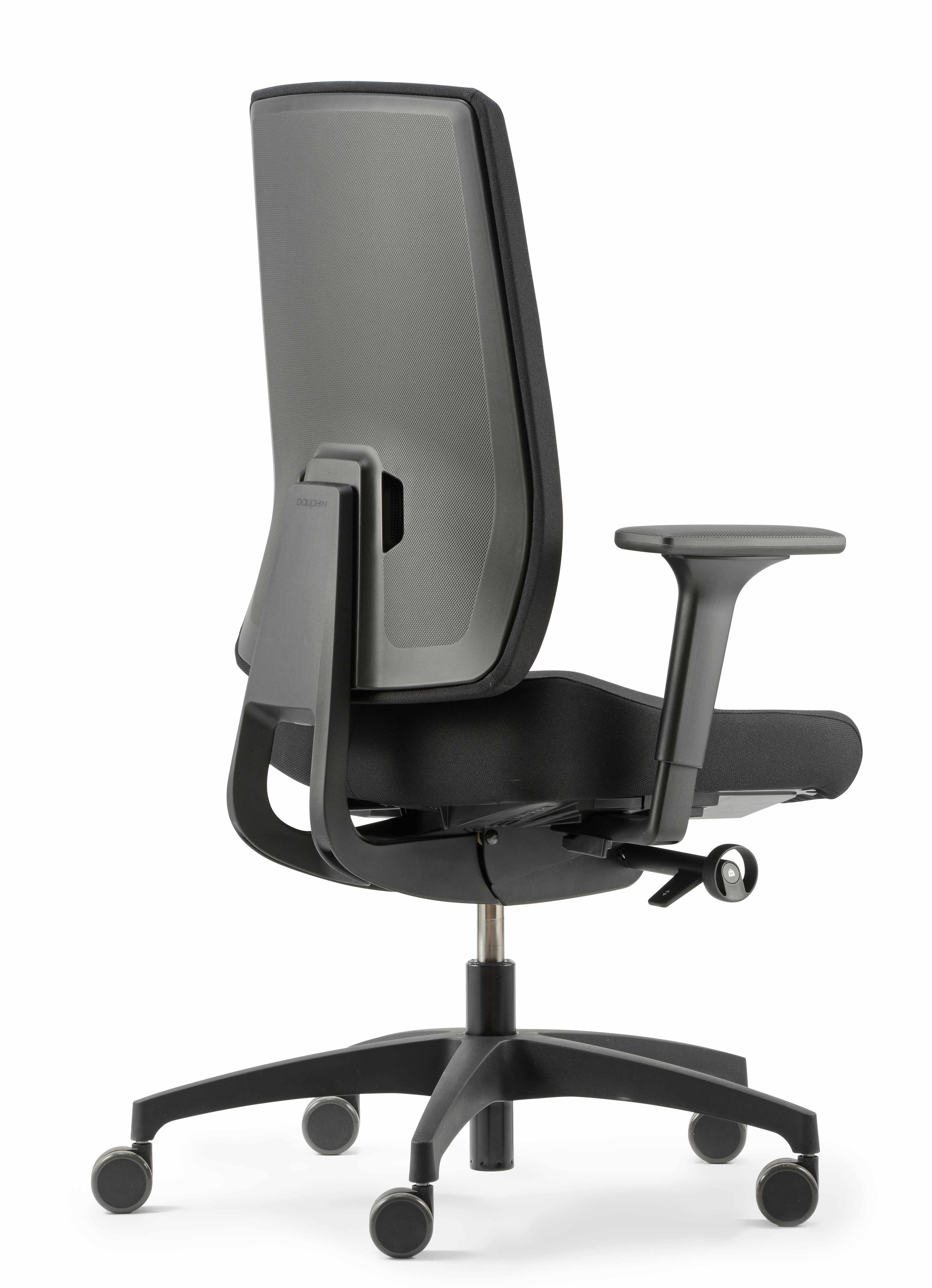 Dauphin Drehstuhl mit ergonomischen Bandscheibensitz Polster Schwarz Sofort Lieferbar!