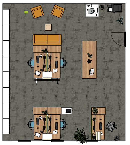 Büroplanung inkl. 3D-Raumplanung und Bildgestaltung