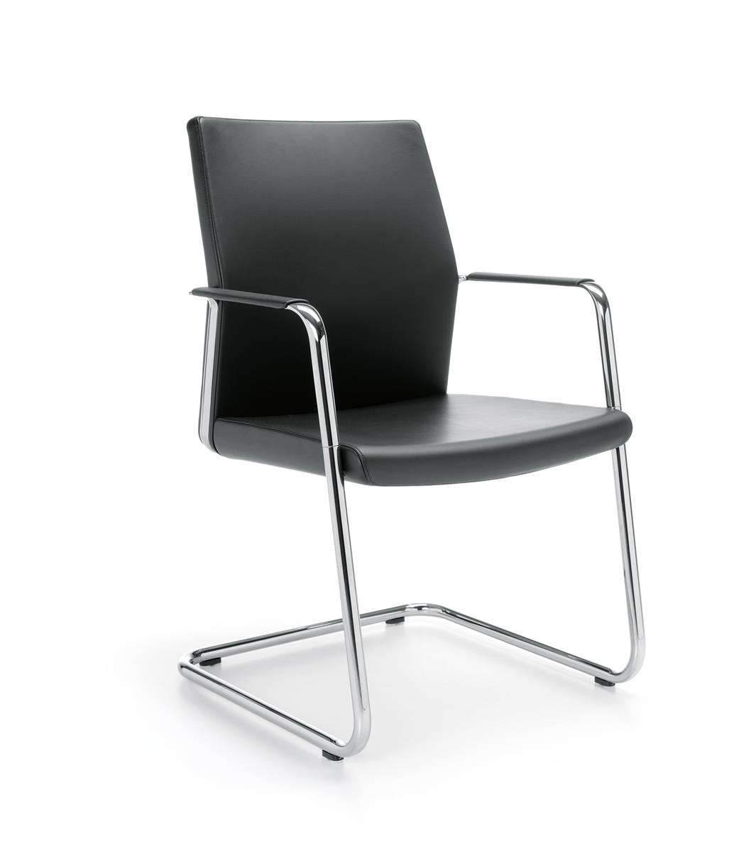 Profim MyTurn Konferenzstuhl Freischwinger mit Armlehnen