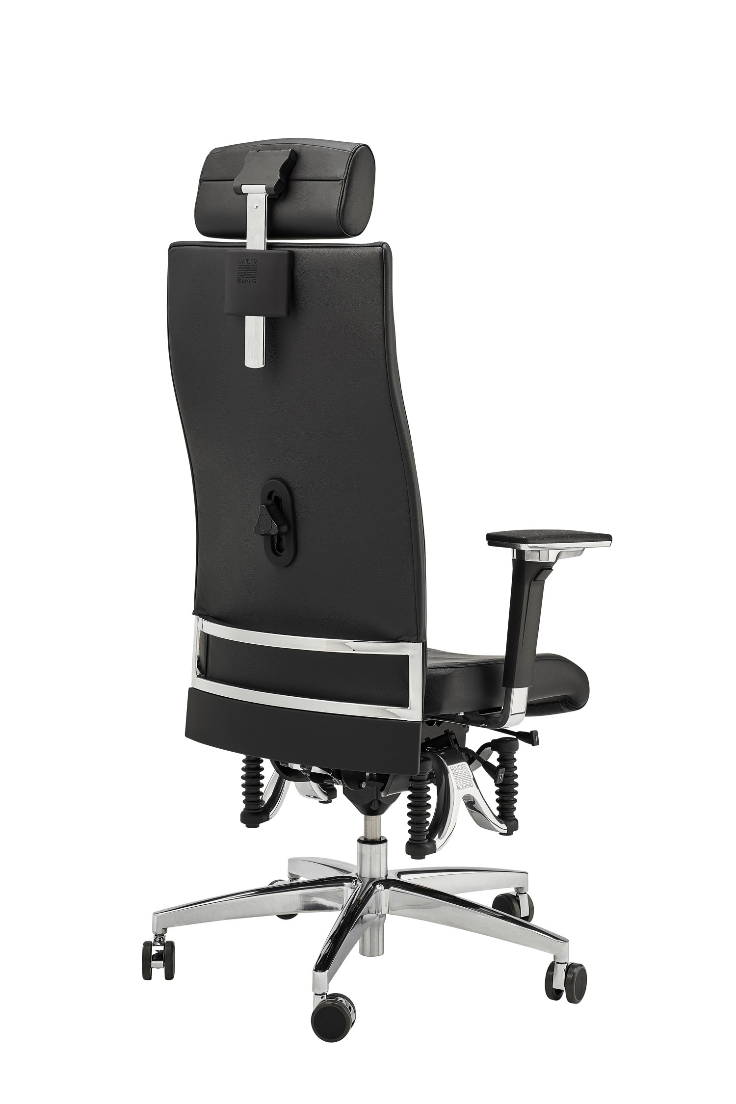 Haider Bioswing Bürodrehstuhl 670 IQ Leder mit Nackenstütze Sofort Lieferbar