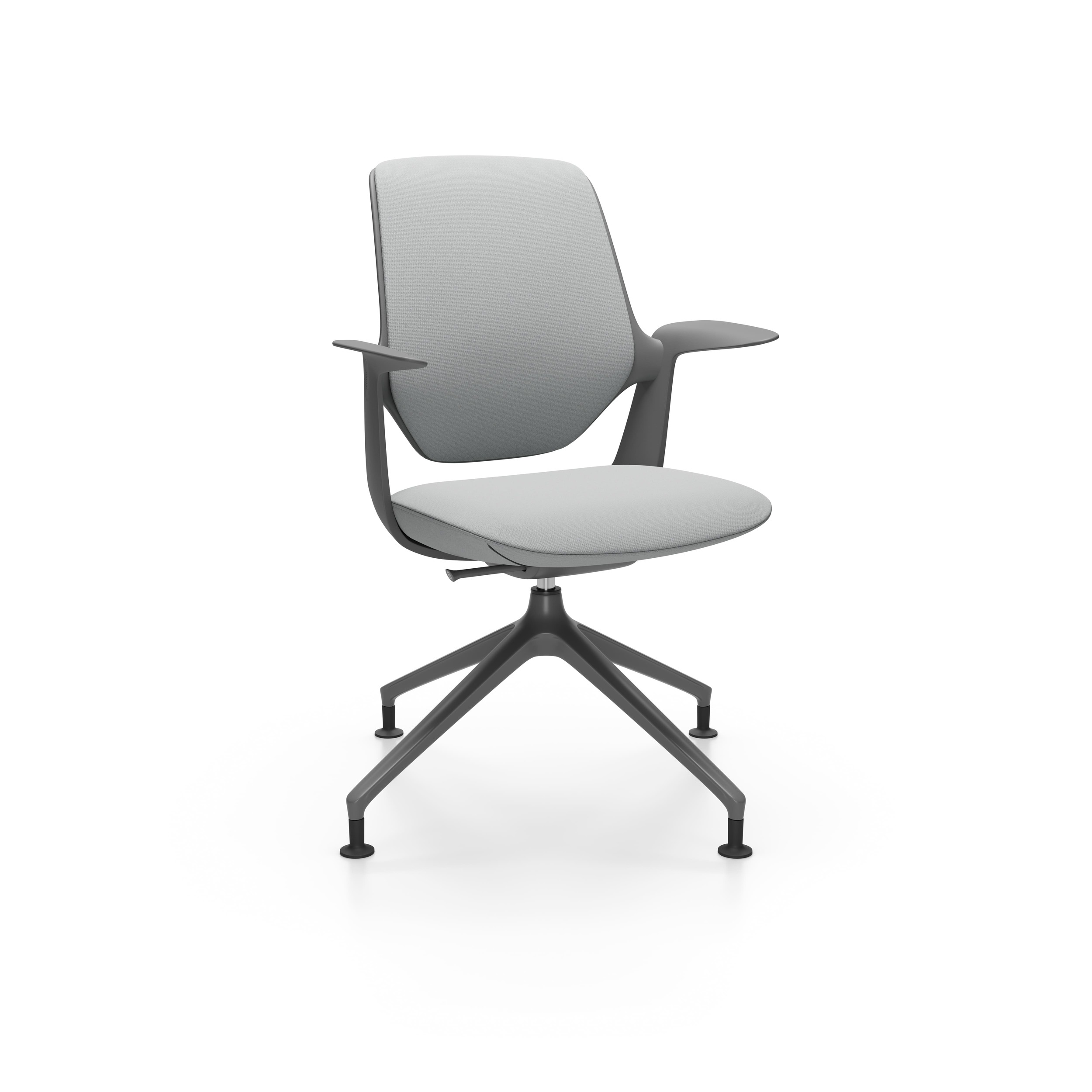 Profim Trillo Pro Bürostuhl Drehstuhl, gepolsterte Rückenlehne, 4-armiges Fußkreuz, hoch