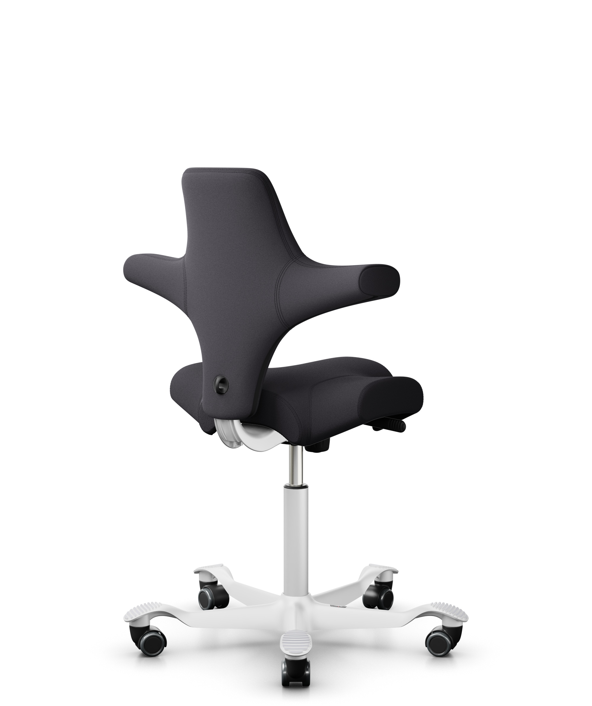 HAG Capisco 8106 Stoff Xtreme Dunkelgrau Gestell Weiss