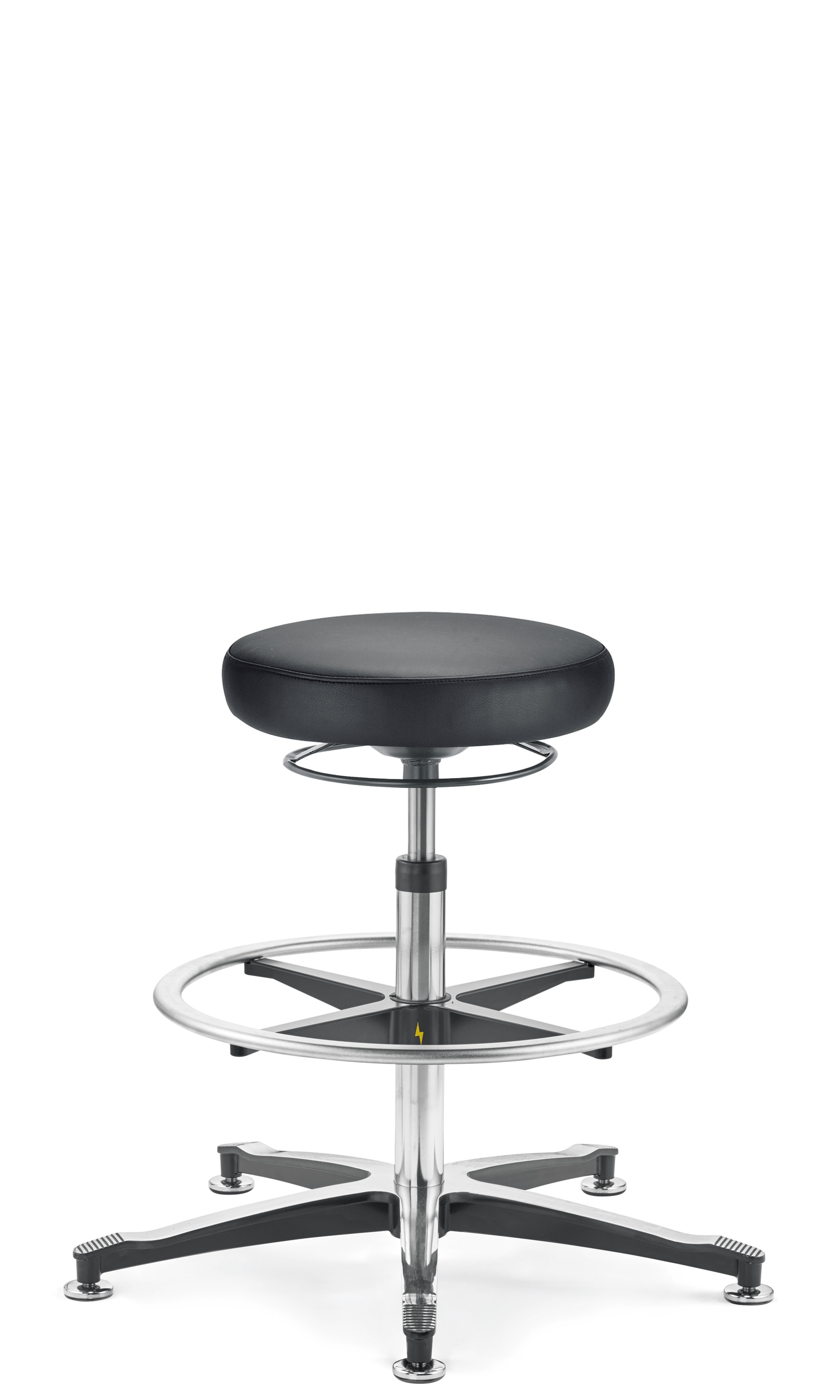 Dauphin IS 2094 Tec basic CR Hocker mit Fußring Reinraum frei konfigurierbar