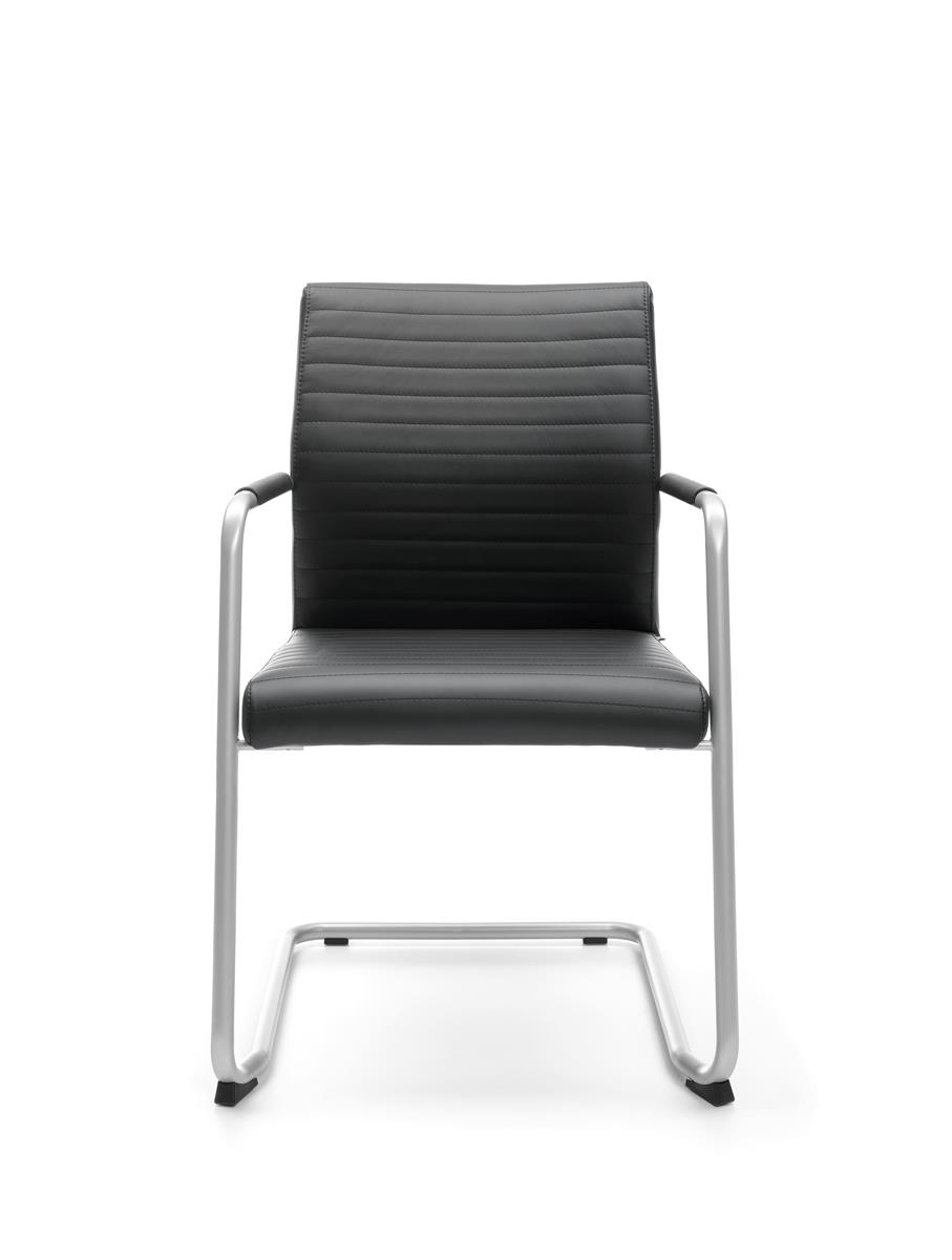 Profim Acos Pro Konferenzstuhl Freischwinger, Armlehnen, stapelbar