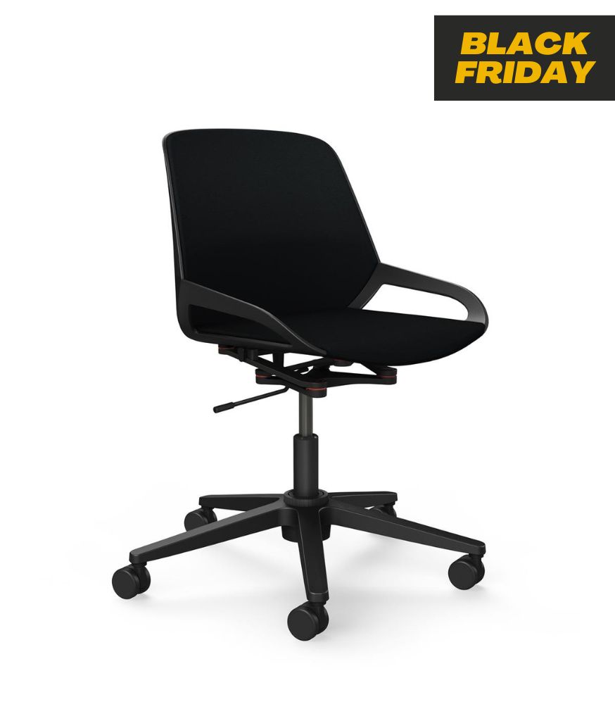 Aeris Numo-Task schwarz meliert - Gestell schwarz - Sofort Lieferbar