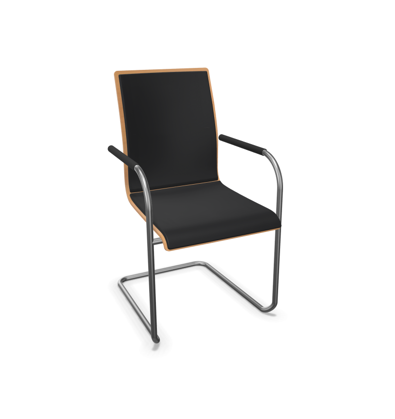 Thonet S 54 PFST Freischwinger Stuhl stapelbar frei konfigurierbar