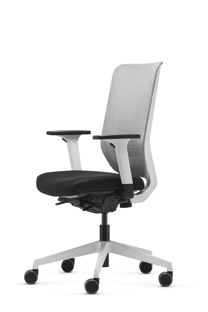 Dauphin Sync 2 SC 9242 Pro Drehstuhl Weiß mit Netzrücken Trendoffice Sofort Lieferbar