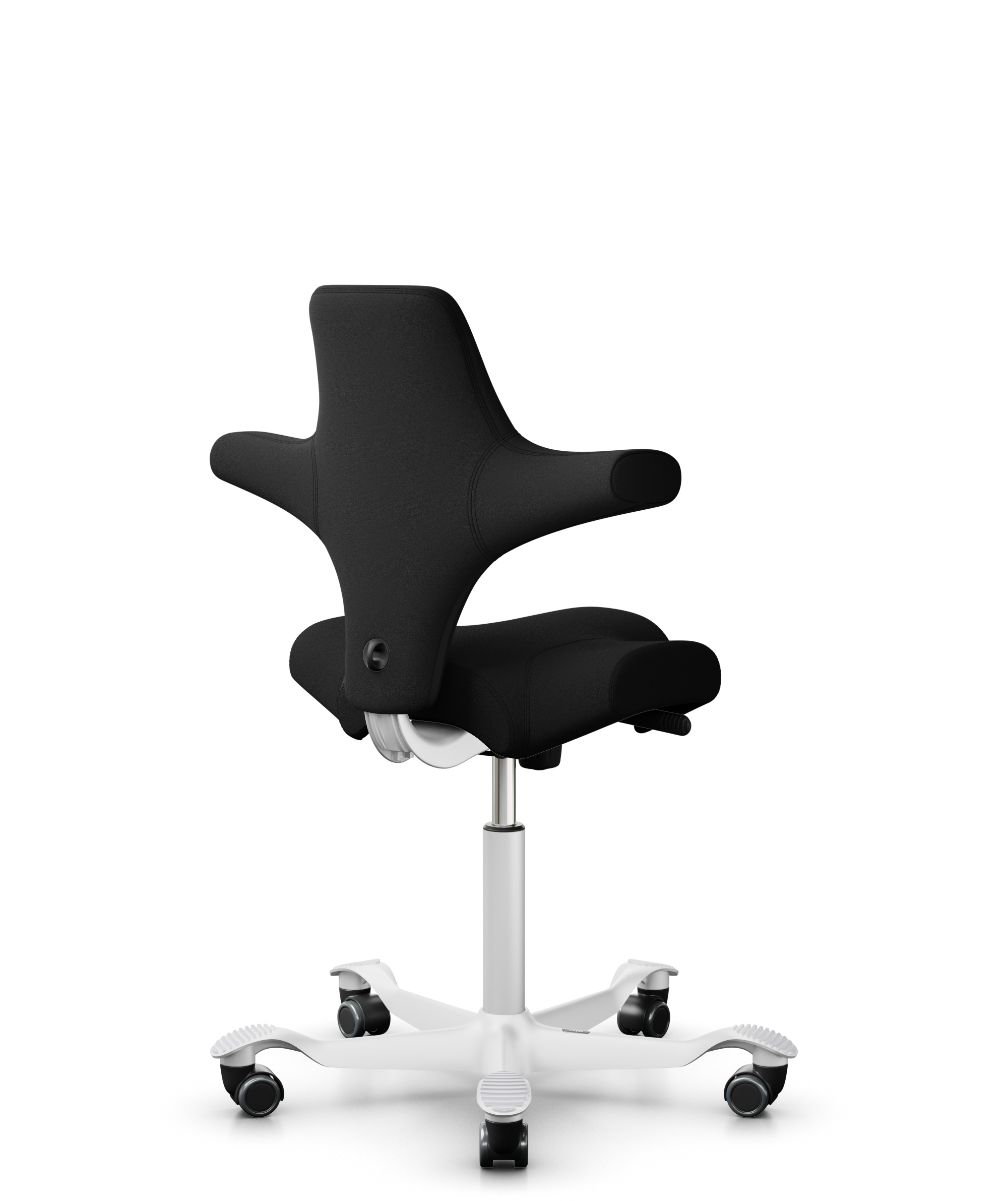 HAG Capisco 8106 Stoff Xtreme Schwarz Gestell Weiss