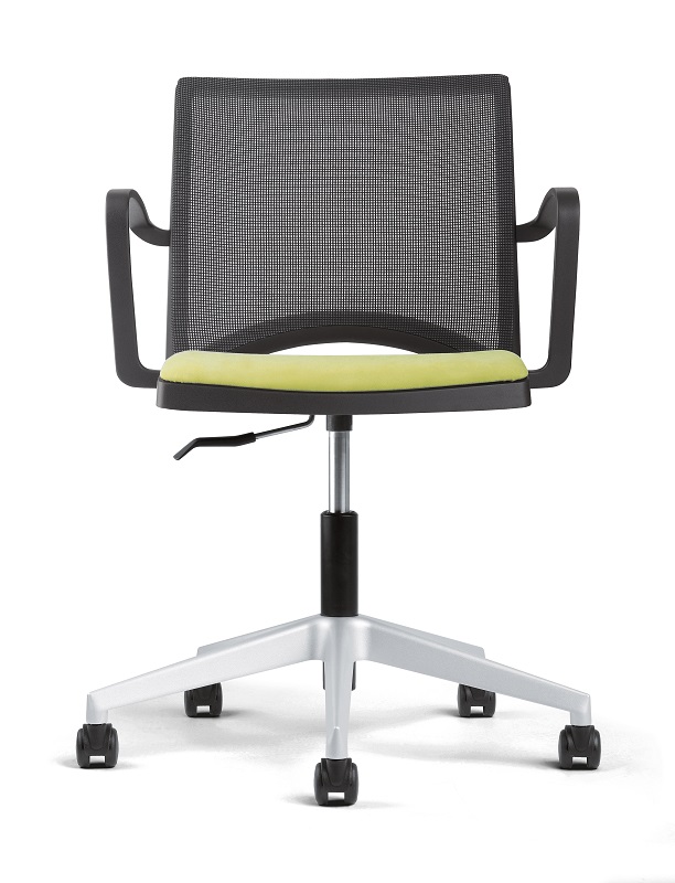 Viasit Linea Besucherstuhl Drehstuhl Netzrücken