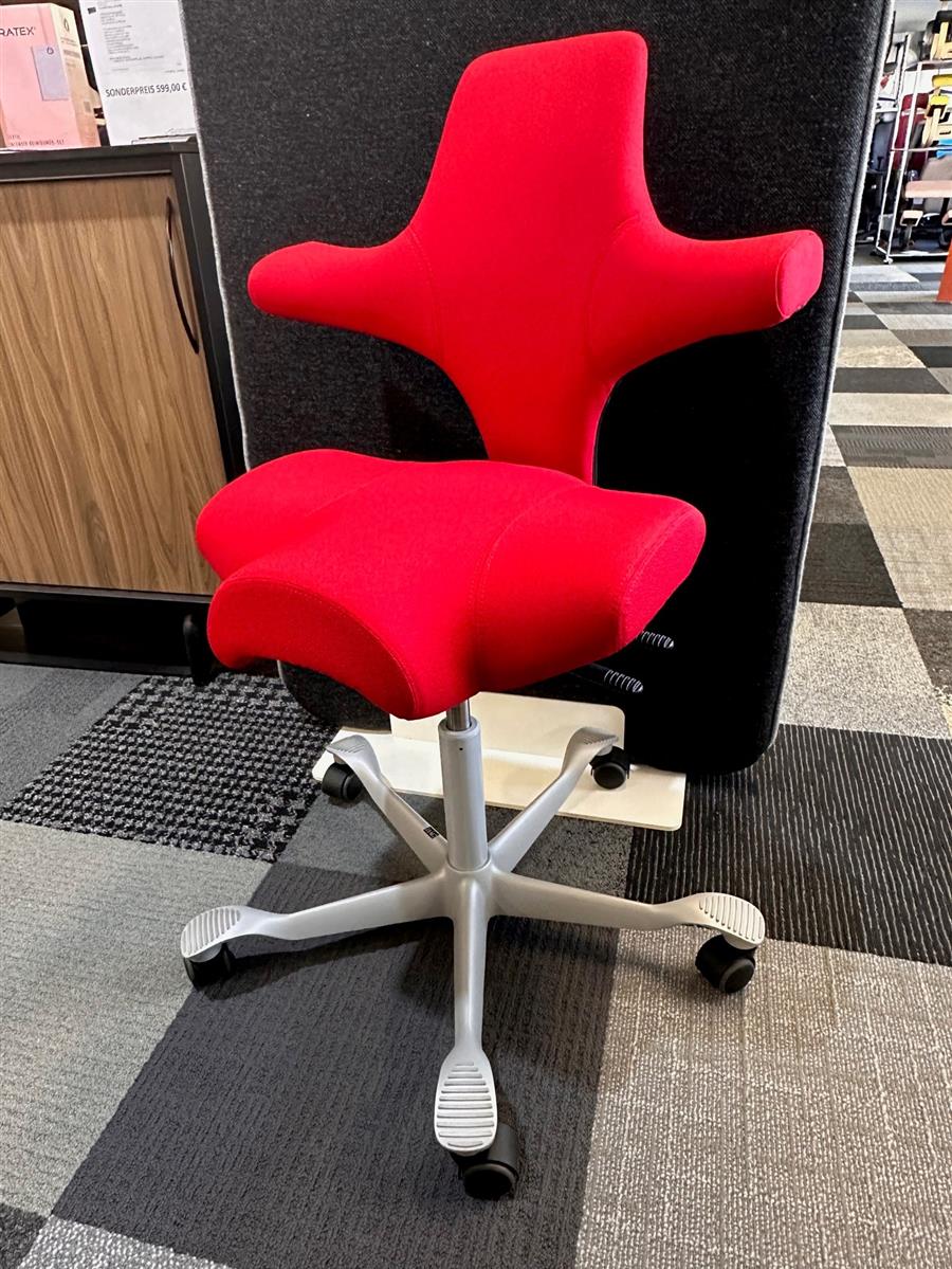 HAG Capisco Xtreme Rot Drehstuhl Ausstellungsstück