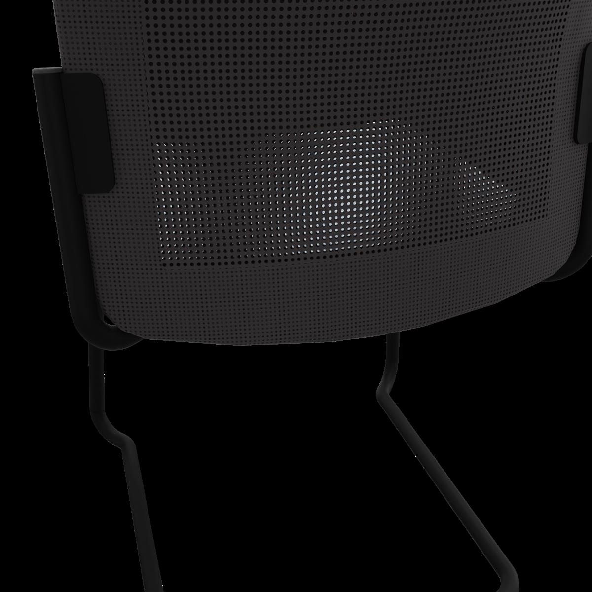 Viasit F2 Besucherstuhl Netz Freischwinger