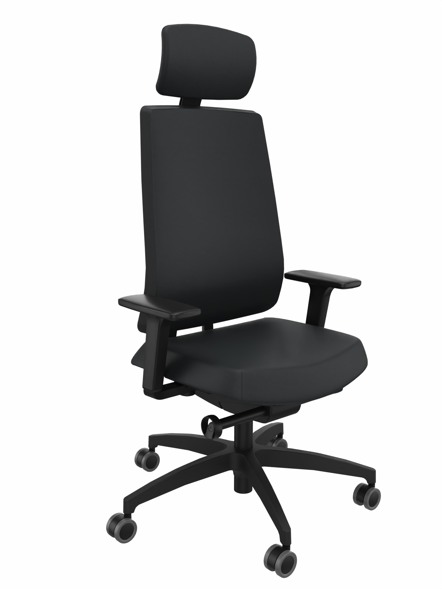 Dauphin Indeed Operator 7048 Drehstuhl mit Kopfstütze Polster Rückenlehne in Schwarz Sofort Lieferbar!