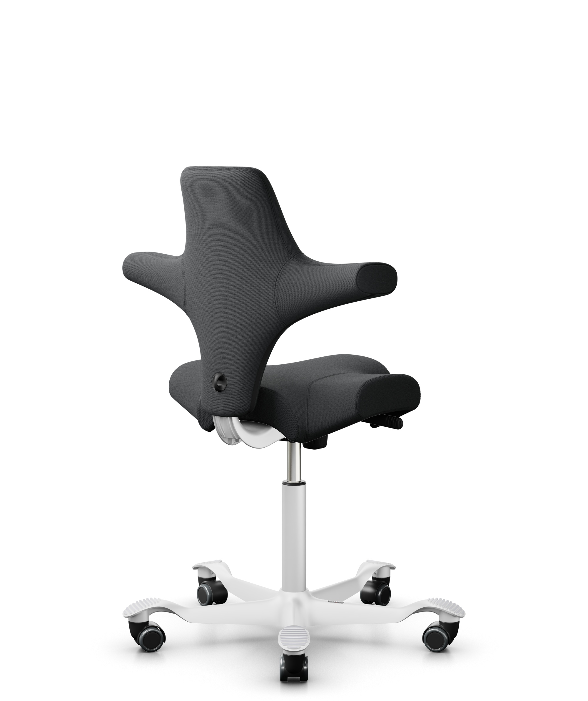 HAG Capisco 8106 Stoff Select Anthrazit Gestell Weiss