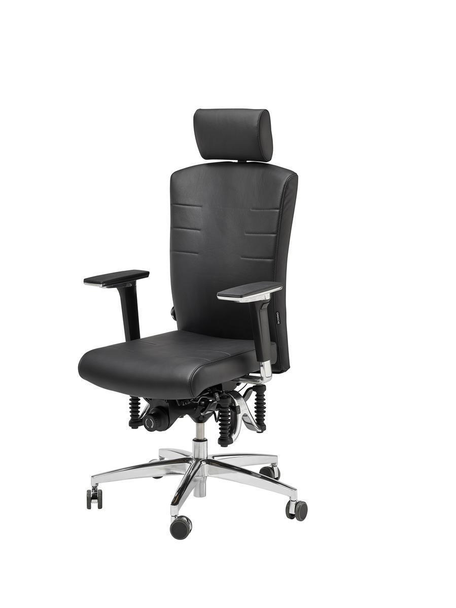 Haider Bioswing Bürodrehstuhl 560 IQ Leder m. NS Sofort Lieferbar