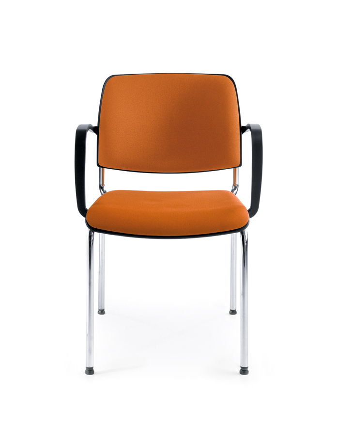 Profim Bit Konferenzstuhl, 4-Fuß, Sitz und Rückenlehne gepolstert