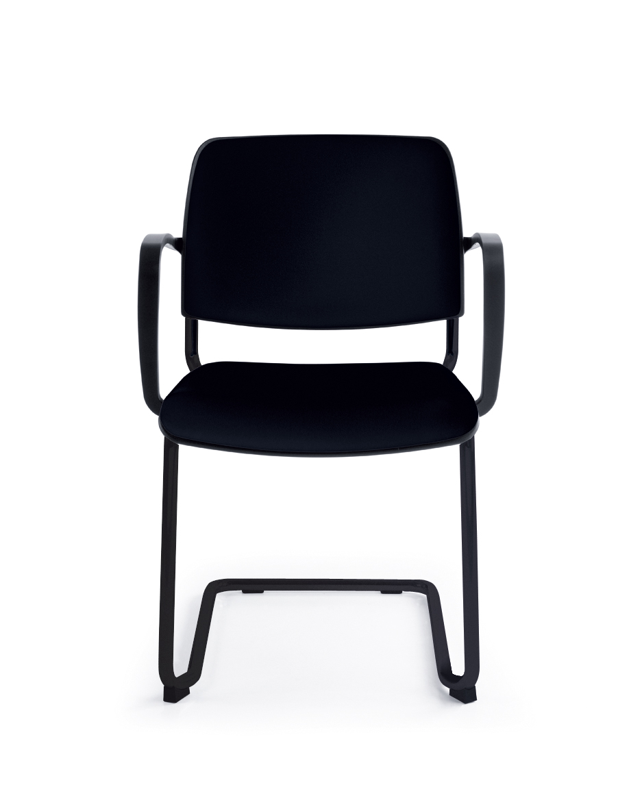 Profim Bit Konferenzstuhl, Freischwinger, Sitz und Rückenlehne gepolstert