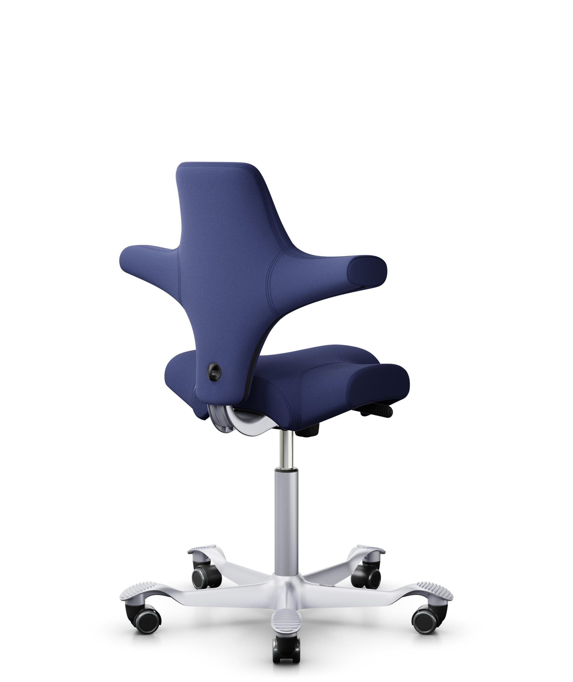 HAG Capisco 8106 Stoff Xtreme Blau Gestell Silber