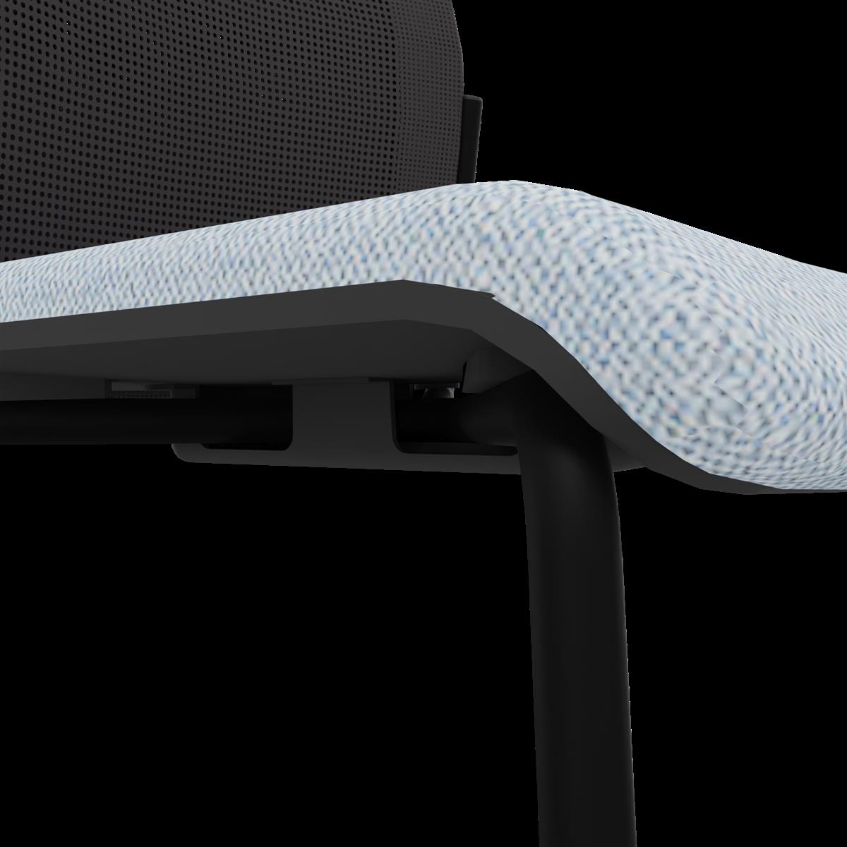 Viasit F2 Besucherstuhl Netz Freischwinger