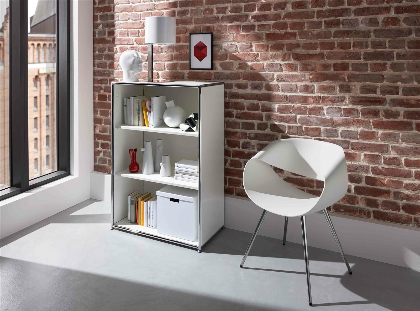 Bosse Solutions Regal Chrom Weiss- Schnelllieferprogramm