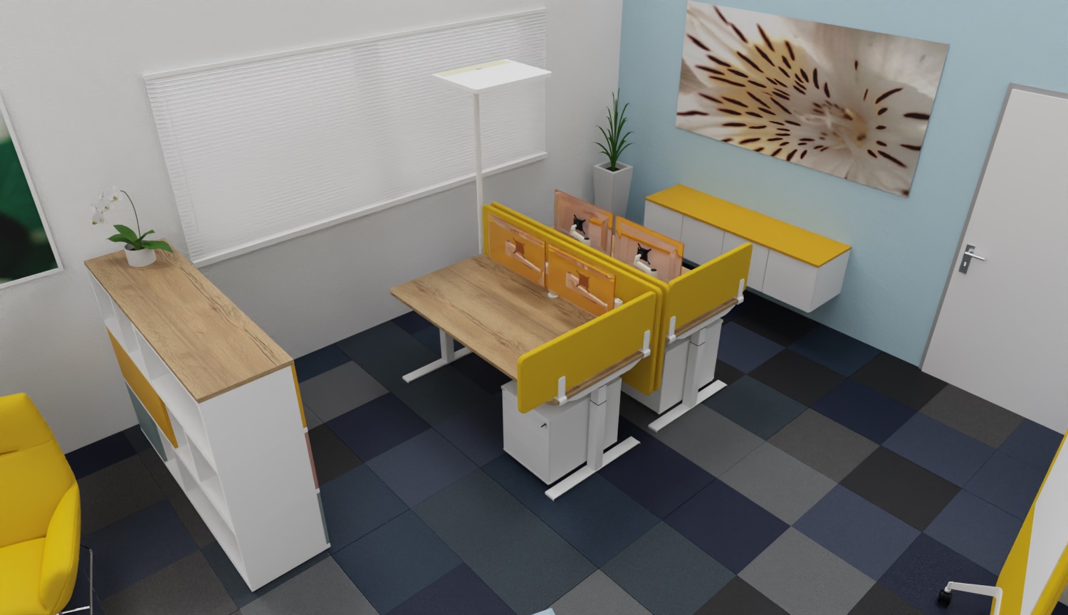 Büroplanung inkl. 3D-Raumplanung und Aufmaß vor Ort