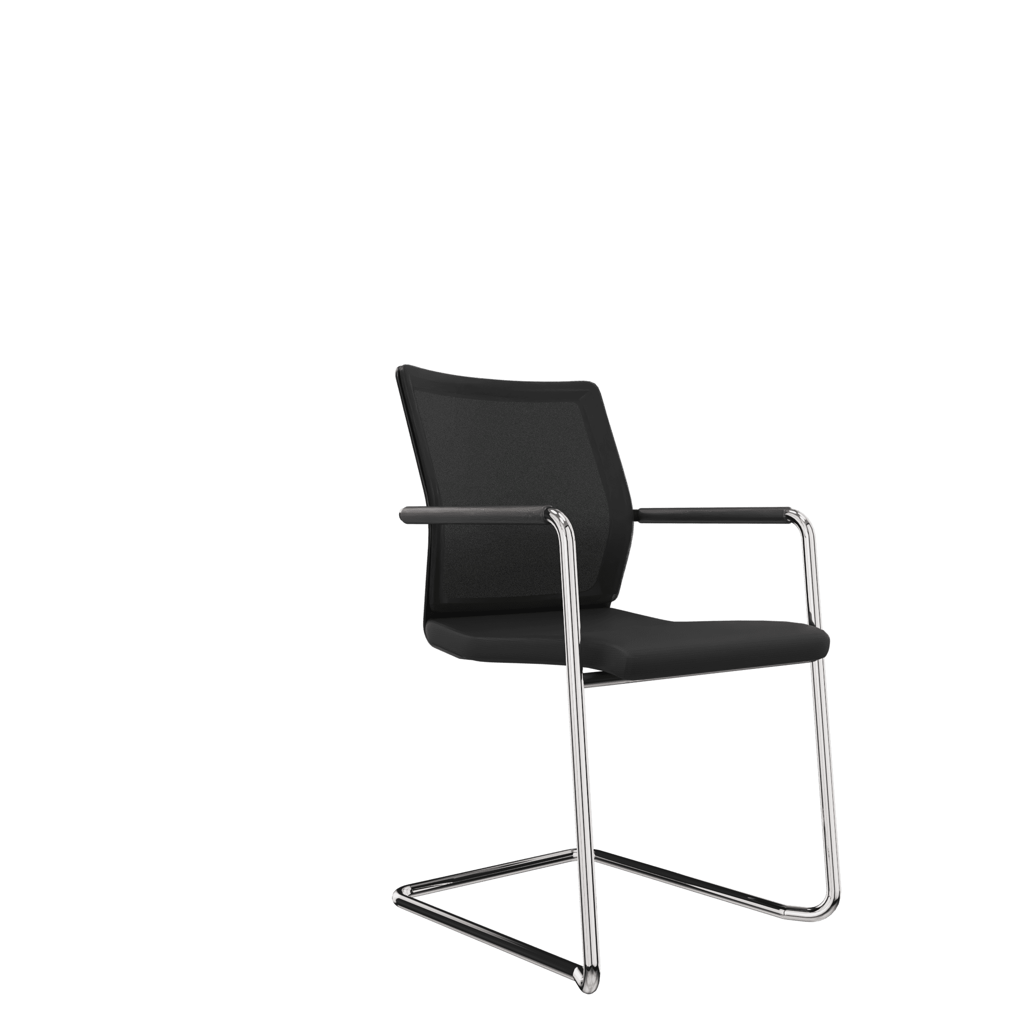 Dauphin Stilo mesh/style Freischwinger, stapelbar